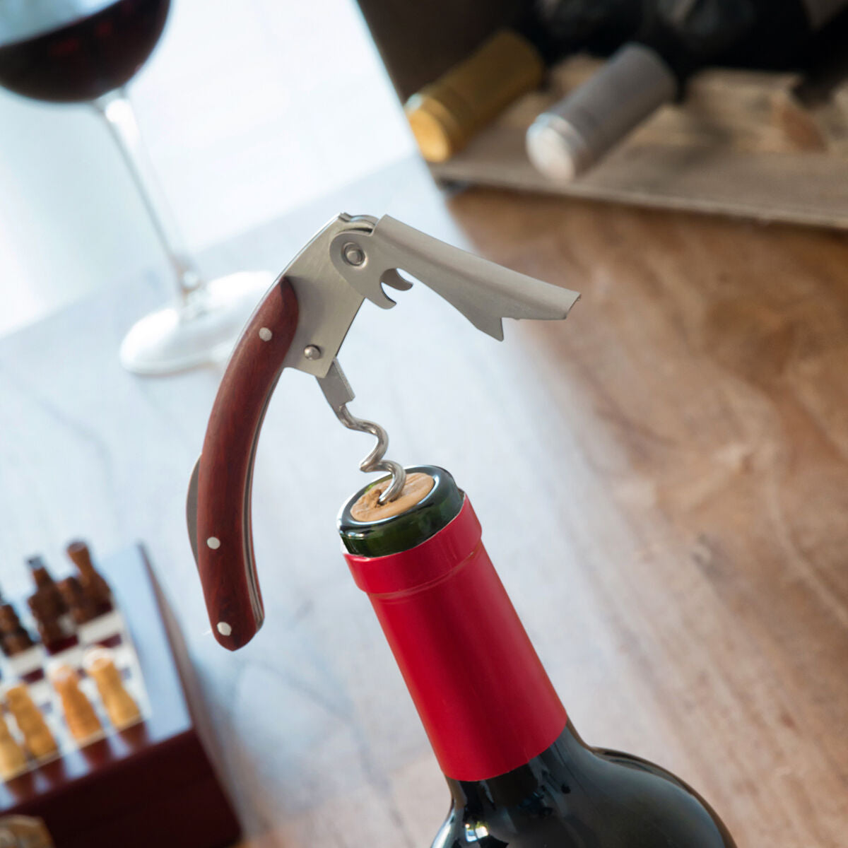 InnovaGoods Sjakk- og Vinsett (37 deler)
