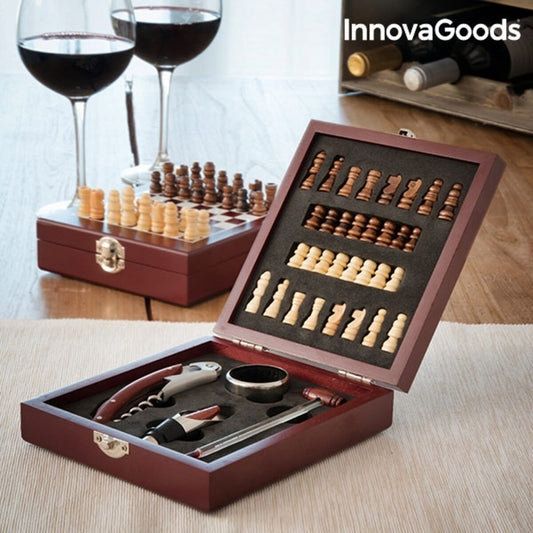 InnovaGoods Sjakk- og Vinsett (37 deler)