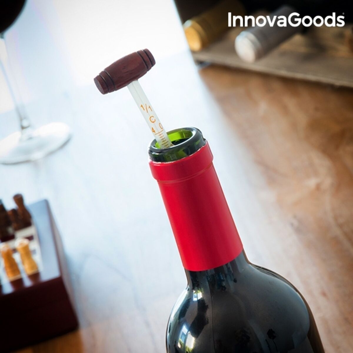 InnovaGoods Sjakk- og Vinsett (37 deler)