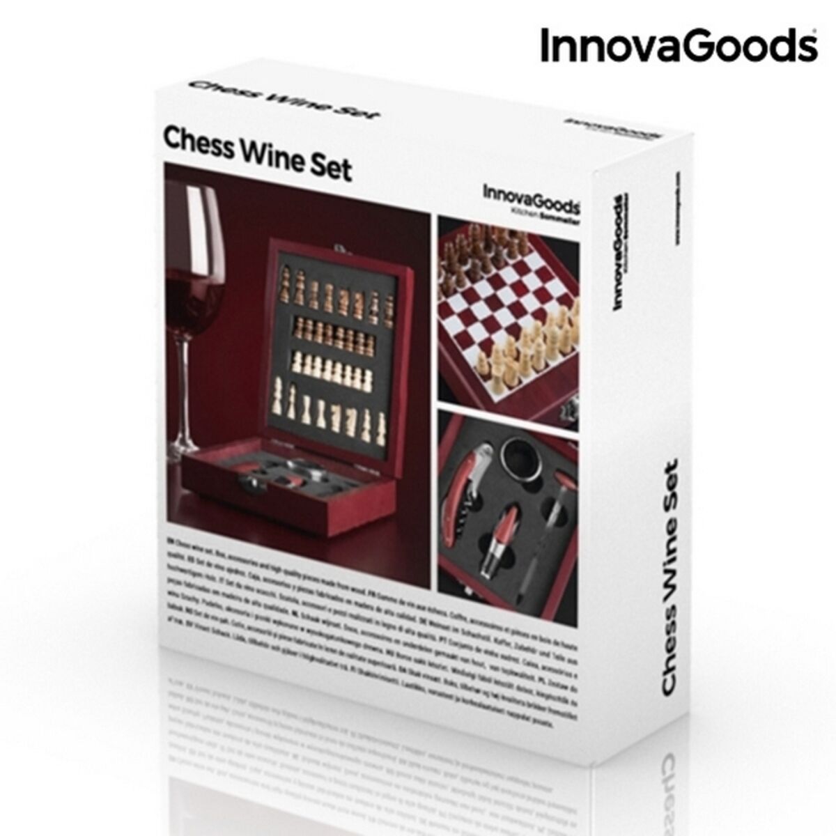InnovaGoods Sjakk- og Vinsett (37 deler)